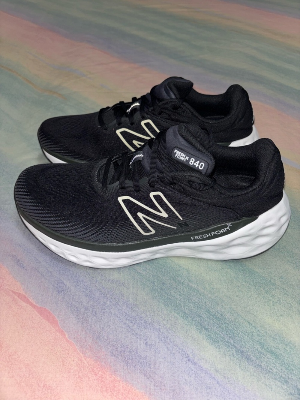 NEW BALANCE FF X 840v1 Med Black/Magnet Running Shoes men’s 11.5 / women’s 13